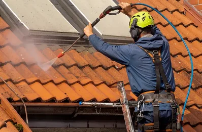 Démoussage et hydrofuge de toiture à Soulaures